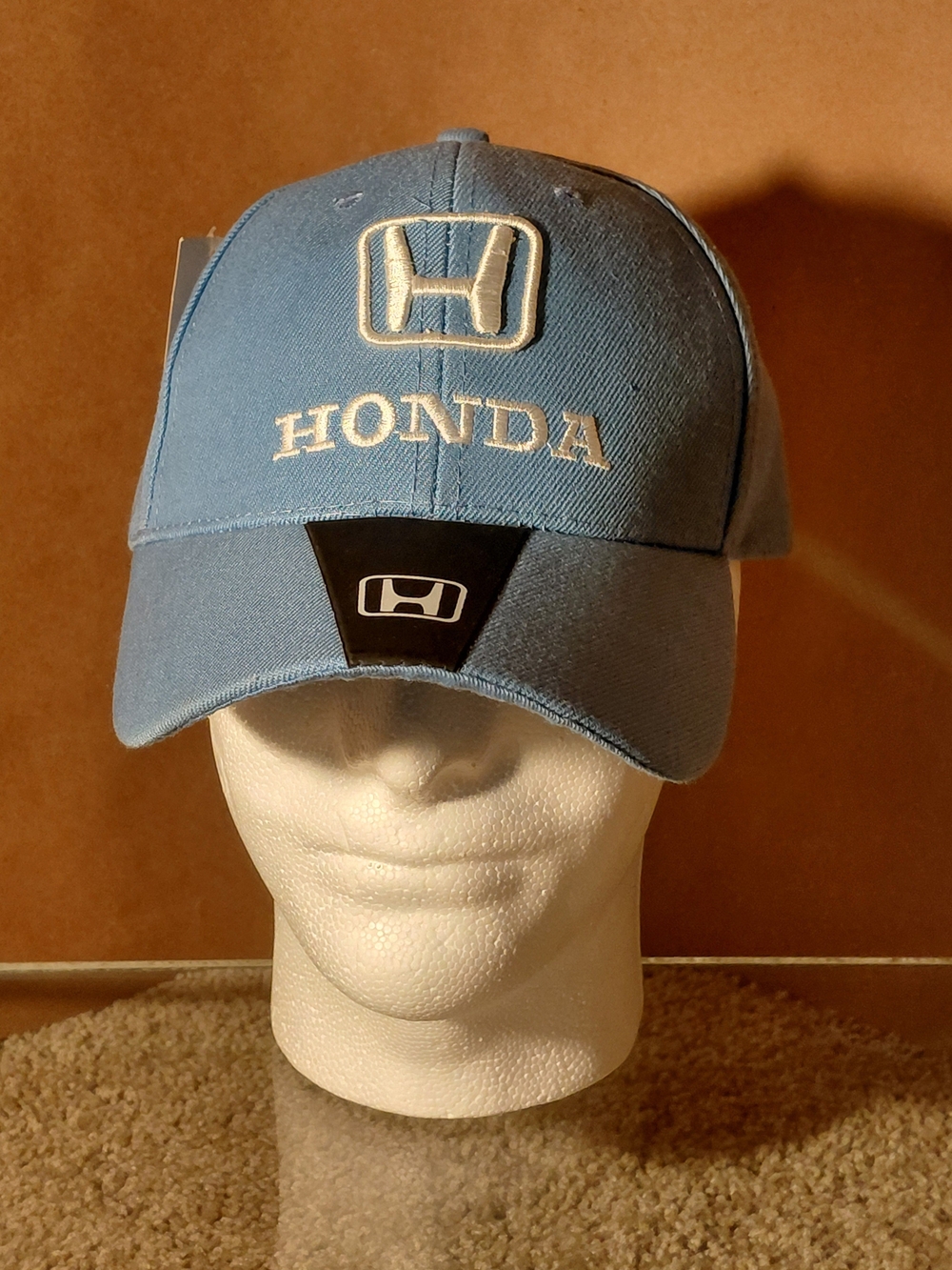 Light Blue Honda Motorsports Embroidered Logo -Streetwear Baseball Cap